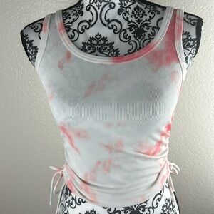 Princess Polly Tie Dye Crop Tank Top Shirt 8